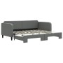 Sofá cama nido tela gris oscuro 90x200 cm de vidaXL, Camas y somieres - Ref: Foro24-3196817, Precio: 276,58 €, Descuento: %