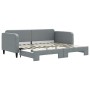 Sofá cama nido tela gris claro 90x200 cm de vidaXL, Camas y somieres - Ref: Foro24-3196816, Precio: 286,76 €, Descuento: %