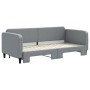 Sofá cama nido tela gris claro 90x200 cm de vidaXL, Camas y somieres - Ref: Foro24-3196816, Precio: 286,76 €, Descuento: %