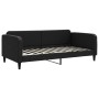 Trundle sofa bed with black fabric mattress 100x200 cm by vidaXL, Beds and slatted bases - Ref: Foro24-3196841, Price: 444,89...