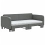 Sofá cama nido con colchón tela gris oscuro 90x190 cm de vidaXL, Camas y somieres - Ref: Foro24-3196845, Precio: 442,80 €, De...