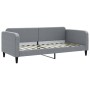 Trundle sofa bed with light gray fabric mattress 90x200 cm by vidaXL, Beds and slatted bases - Ref: Foro24-3196834, Price: 41...