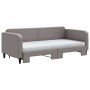 Sofá cama nido con colchón tela gris taupe 90x200 cm de vidaXL, Camas y somieres - Ref: Foro24-3196837, Precio: 443,89 €, Des...