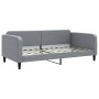 Trundle sofa bed with light gray fabric mattress 100x200 cm by vidaXL, Beds and slatted bases - Ref: Foro24-3196839, Price: 4...