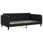 Trundle sofa bed with drawers black fabric 100x200 cm by vidaXL, Beds and slatted bases - Ref: Foro24-3196859, Price: 340,99 ...