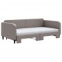 Sofá cama nido con colchón tela gris taupe 100x200 cm de vidaXL, Camas y somieres - Ref: Foro24-3196842, Precio: 569,99 €, De...