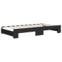 Trundle sofa bed with black fabric mattress 90x190 cm by vidaXL, Beds and slatted bases - Ref: Foro24-3196846, Price: 444,30 ...