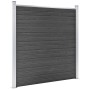 Black WPC Fence Panel Set 1391x186 cm by vidaXL, fence panels - Ref: Foro24-3070435, Price: 2,00 €, Discount: %