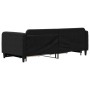 Trundle sofa bed with drawers black fabric 90x200 cm by vidaXL, Beds and slatted bases - Ref: Foro24-3196854, Price: 329,40 €...