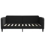 Trundle sofa bed with drawers black fabric 90x190 cm by vidaXL, Beds and slatted bases - Ref: Foro24-3196864, Price: 323,30 €...