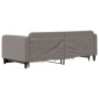 Trundle sofa bed with drawers taupe gray fabric 90x200 cm by vidaXL, Beds and slatted bases - Ref: Foro24-3196855, Price: 347...