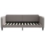 Trundle sofa bed with drawers taupe gray fabric 90x200 cm by vidaXL, Beds and slatted bases - Ref: Foro24-3196855, Price: 347...