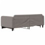 Sofá cama nido con cajones tela gris taupe 100x200 cm de vidaXL, Camas y somieres - Ref: Foro24-3196860, Precio: 375,99 €, De...