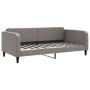 Trundle sofa bed with drawers taupe gray fabric 100x200 cm by vidaXL, Beds and slatted bases - Ref: Foro24-3196860, Price: 33...