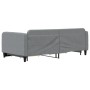 Sofá cama nido con cajones tela gris claro 100x200 cm de vidaXL, Camas y somieres - Ref: Foro24-3196857, Precio: 338,99 €, De...