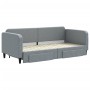 Sofá cama nido con cajones tela gris claro 90x200 cm de vidaXL, Camas y somieres - Ref: Foro24-3196852, Precio: 343,72 €, Des...