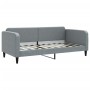 Trundle sofa bed with drawers light gray fabric 90x190 cm by vidaXL, Beds and slatted bases - Ref: Foro24-3196880, Price: 503...