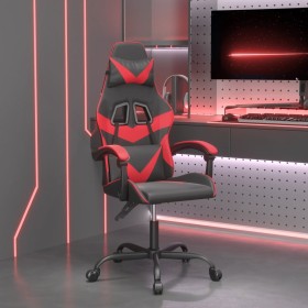 Black and red synthetic leather gaming chair by vidaXL, Gaming chairs - Ref: Foro24-3143843, Price: 123,99 €, Discount: %