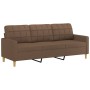 Sofa set with cushions 2 pieces brown fabric by vidaXL, Sofas - Ref: Foro24-3201309, Price: 531,01 €, Discount: %