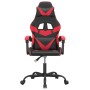 Schwarz-roter Gaming-Stuhl aus Kunstleder von vidaXL, Gaming-Stühle - Ref: Foro24-3143843, Preis: 123,99 €, Rabatt: %