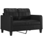 Set of sofas with 4 pieces of black synthetic leather cushions by vidaXL, Sofas - Ref: Foro24-3201343, Price: 794,27 €, Disco...