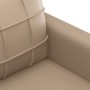 Sofagarnitur mit Kissen 2 Stück Kunstleder Cappuccino von vidaXL, Sofas - Ref: Foro24-3201362, Preis: 450,34 €, Rabatt: %