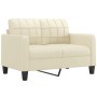 Cream synthetic leather 2-piece sofa set with cushions by vidaXL, Sofas - Ref: Foro24-3201359, Price: 447,76 €, Discount: %