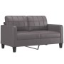 Sofagarnitur mit Kissen 2-teilig aus Kunstleder in Grau von vidaXL, Sofas - Ref: Foro24-3201360, Preis: 463,53 €, Rabatt: %