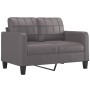 Gray synthetic leather 3-piece sofa set with cushions by vidaXL, Sofas - Ref: Foro24-3201385, Price: 612,43 €, Discount: %