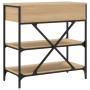 Mesa consola madera de ingeniería roble Sonoma 75x34,5x75 cm de vidaXL, Mesas auxiliares - Ref: Foro24-833409, Precio: 90,97 ...