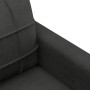 3-piece sofa set with black fabric cushions by vidaXL, Sofas - Ref: Foro24-3201246, Price: 726,85 €, Discount: %