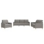 Sofagarnitur mit Kissen, 3-teilig, taupegrauer Stoff von vidaXL, Sofas - Ref: Foro24-3201249, Preis: 703,29 €, Rabatt: %