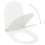 White soft-close and quick-release toilet seat by vidaXL, Toilet and bidet seats - Ref: Foro24-145017, Price: 31,90 €, Discou...