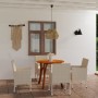 Juego de comedor para jardín de 5 piezas beige de vidaXL, Conjuntos de jardín - Ref: Foro24-3071736, Precio: 350,99 €, Descue...