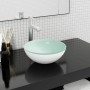 White tempered glass sink 30x12 cm by vidaXL, Sinks - Ref: Foro24-345253, Price: 47,18 €, Discount: %