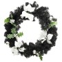 Christmas wreath with green LED lights 60 cm PVC by vidaXL, Christmas lights - Ref: Foro24-321518, Price: 22,39 €, Discount: %