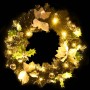 Christmas wreath with green LED lights 60 cm PVC by vidaXL, Christmas lights - Ref: Foro24-321518, Price: 22,39 €, Discount: %