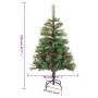 Árbol de Navidad artificial con piñas y bayas 120 cm de vidaXL, Arboles de navidad - Ref: Foro24-357705, Precio: 32,28 €, Des...