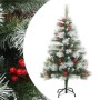 Künstlicher Weihnachtsbaum mit Tannenzapfen und Beeren 120 cm von vidaXL, Weihnachtsbäume - Ref: Foro24-357710, Preis: 43,03 ...