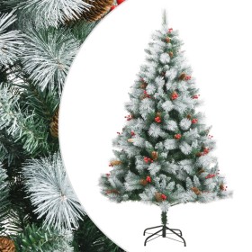 Árbol de Navidad artificial con piñas y bayas 210 cm de vidaXL, Arboles de navidad - Ref: Foro24-357713, Precio: 111,68 €, De...