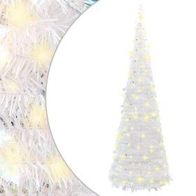 Árbol de Navidad artificial desplegable 50 LED blanco 120 cm de vidaXL, Arboles de navidad - Ref: Foro24-357752, Precio: 52,8...