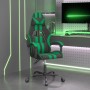 Silla gaming cuero sintético negro y verde de vidaXL, Sillones para videojuegos - Ref: Foro24-3143821, Precio: 123,63 €, Desc...