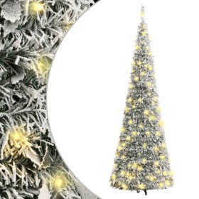 Árbol de Navidad artificial desplegable con nieve 50 LED 120 cm de vidaXL, Arboles de navidad - Ref: Foro24-357756, Precio: 4...