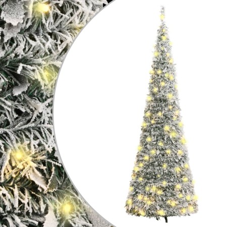 Pop-up artificial Christmas tree with snow 200 LED 210cm by vidaXL, Christmas trees - Ref: Foro24-357759, Price: 93,48 €, Dis...