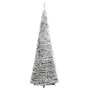 Árbol de Navidad artificial desplegable con nieve 200 LED 210cm de vidaXL, Arboles de navidad - Ref: Foro24-357759, Precio: 9...