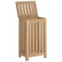 Cesto de la ropa sucia madera maciza de teca 35x25x60 cm de vidaXL, Cestas para ropa - Ref: Foro24-340758, Precio: 55,65 €, D...