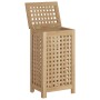 Cesto de la ropa sucia madera maciza de teca 35x25x60 cm de vidaXL, Cestas para ropa - Ref: Foro24-340760, Precio: 69,99 €, D...