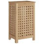 Cesto de la ropa sucia madera maciza de teca 35x25x60 cm de vidaXL, Cestas para ropa - Ref: Foro24-340760, Precio: 69,99 €, D...