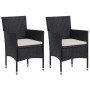 Garden dining set 3 pieces black by vidaXL, Garden sets - Ref: Foro24-3071730, Price: 271,83 €, Discount: %