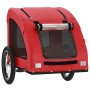 Haustier-Fahrradanhänger, Eisen-Oxford-Stoff, Rot von vidaXL, Kinderwagen für Haustiere - Ref: Foro24-93957, Preis: 101,17 €,...